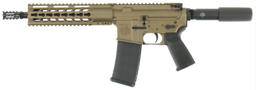 Diamondback DB15 AR Pistol - Burnt Bronze | 5.56NATO | 10.5" Barrel | 9" KeyMod Rail | Magpul Grip | Pineapple Flash Hider