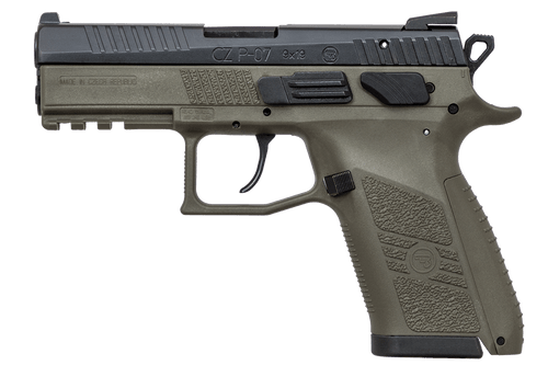CZ P-07 Pistol - OD Green | 9mm | 3.75" Barrel | 15rd | Night Sights