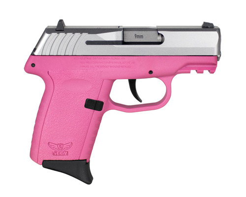 SCCY CPX-2 Gen 3 Sub-Compact Pistol - Stainless / Pink | 9mm | 3.1" Barrel | 10rd | No External Safety