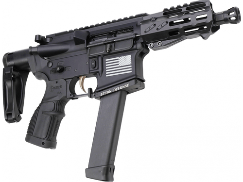 Fostech Bulldog Tech-15 Pistol - Black | 9mm| 4.5" Barrel | 4" Mach-2 Rail | Deadfoot Arms SCW | Tailhook Brace | Installed Echo-II Trigger