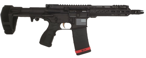 Fostech Bradley Fighting AR-15 Pistol - Black | 300 BLK | 7.5" Barrel | 7" Mach-ll Rails | Installed Forged Upper & Lower Receiver | PDW Brace | Installed Echo-ll Trigger