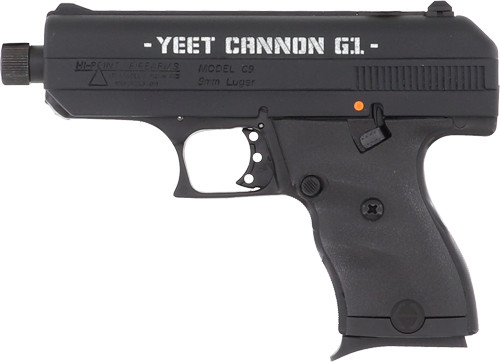 YEET CANNON G1 THREADED BLACKHI-POINT PISTOL C9 9MM 8RD 