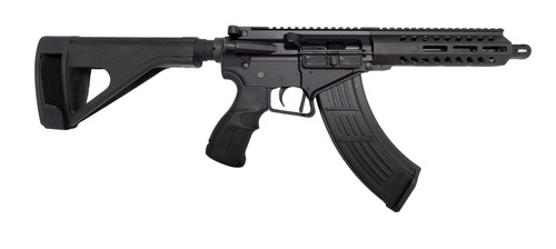 Silver Shadow Gilboa M43 Pistol - Black | 7.62x39 | 7.5" Barrel | 1:10 Twist | Gas Impingement | Stabilizing Brace