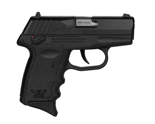 SCCY CPX-4 Sub-Compact Pistol - Black | .380 Auto | 3" Barrel | 10rd | Ambidextrous Safety