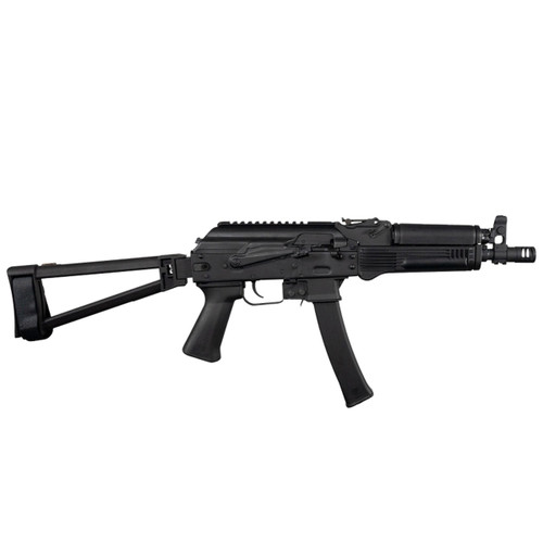 Kalashnikov USA KP-9 AK Pistol - Black | 9mm | 9.25" Barrel | TF1913 Triangle Side-Folding Brace