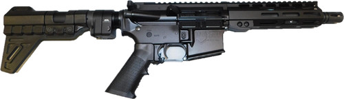 ATI MILSPORT Forged Aluminum AR Pistol - Black | 5.56NATO | 7.5" Barrel | 7" M-LOK Rail | Folding TF Blade