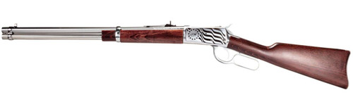 ROSSI R92 357MAG 16" SS/HWRD 8RD 1776 FLAG ENGRAVED