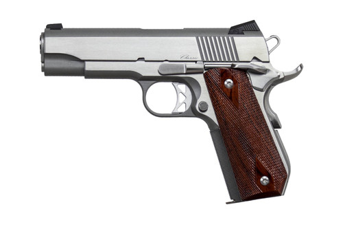 Dan Wesson California Compliant Commander Classic Pistol - Stainless | .45ACP | 4.25" Barrel | 8rd | Wood Grips