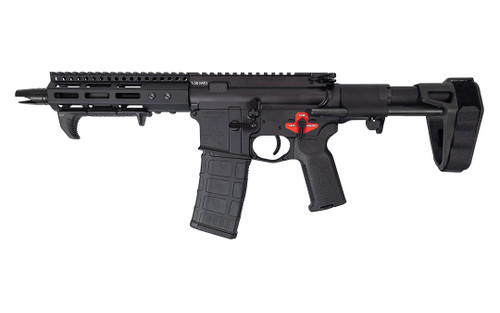 Franklin Armory PDW C7 AR15 Pistol - Black | 5.56NATO | 7.5" Barrel | Installed BSFIII Trigger | PDW Brace