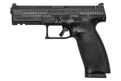 CZ P-10 F Pistol - Black | 9mm | 4.5" Barrel | 19rd | Optics-Ready