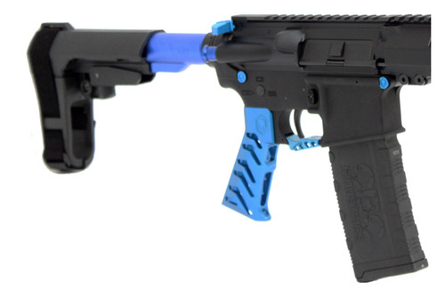 CBC PS2 ALIEN Forged Aluminum AR Pistol - Blue | .223 Wylde | 7.5" barrel | UPGRADED 7" M-LOK Rail | SBA3 Brace