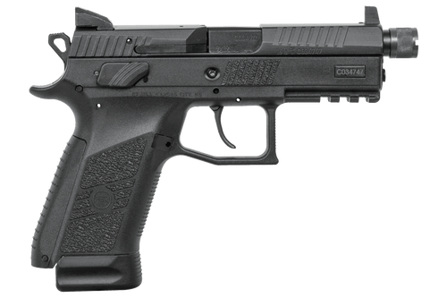 CZ P-07 Pistol - Black | 9mm | 4.36" Threaded Barrel | 17rd | Night Sights | Suppressor-Ready