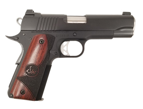 Dan Wesson Vigil Commander Pistol - Black | .45ACP | 4.25" Barrel | 9rd | Wood Grips