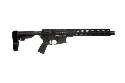 Alien Armory Tactical Forged Aluminum AAT-15 AR Pistol - Black | .223 Wylde | 10.5" Barrel + Flash Can | 11" M-LOK Rail | SBA3 Brace