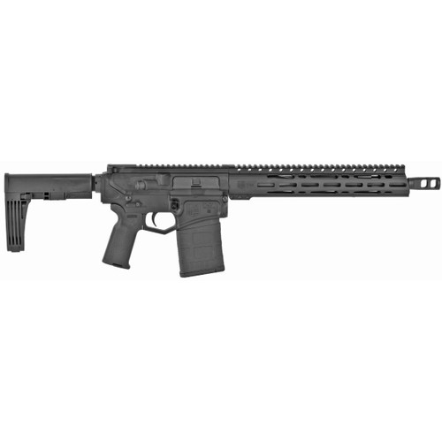 Diamondback Black Gold DB10 AR Pistol - Black | .308 WIN | 13.5" Barrel | 13" M-LOK Rail | Magpul K2 Grip | DB Muzzle Brake | MOD 2 Tailhook Pistol Brace