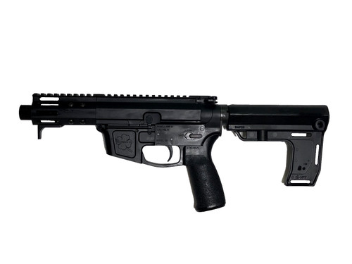FM FM9 Billet AR15 Pistol - Black | 9mm | 3" Barrel | MFT Brace