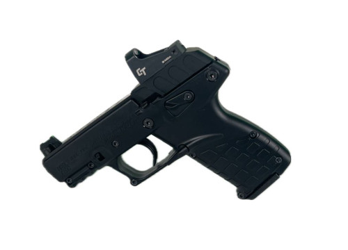 Kel-Tec P17 Pistol - Black | .22 LR | 3.8" Threaded Barrel | 16rd | Crimson Trace Red Dot & Rounded Gear Holster