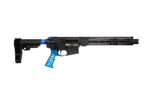 Alien Armory Tactical Forged Aluminum AAT-15 AR Pistol - Blue | .223 Wylde | 10.5" Barrel + Flash Can | 11" M-LOK Rail | SBA3 Brace | Upgraded AAT Parts