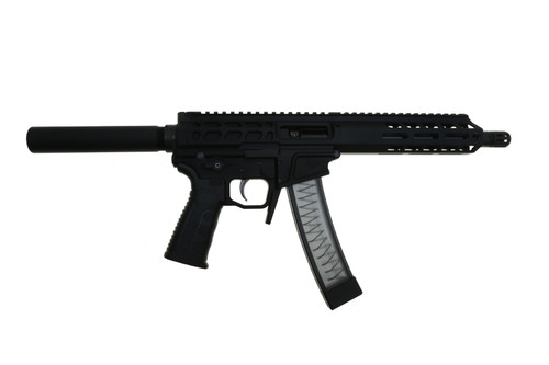 Wraithworks WARSCORP9 Side-charging AR Pistol - Black | 9mm | 8.5" Barrel | 7" M-LOK Rail | Pistol Buffer Tube | Accepts Scorpion Mags