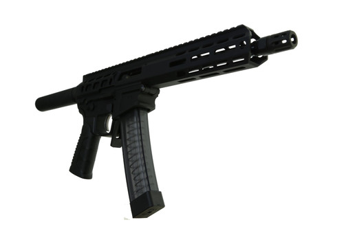 Wraithworks WARSCORP9 Side-charging AR Pistol - Black | 9mm | 8.5" Barrel | 7" M-LOK Rail | Pistol Buffer Tube | Accepts Scorpion Mags