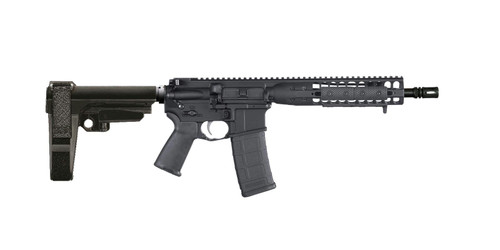 LWRC DI Direct Impingement Pistol - Black | 5.56NATO | 10.5" Barrel | SBA3 Brace