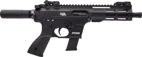 17RD BLACK ANODIZEDROCK ISLAND PTM9 9MM 5.9" AS 