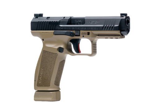 CANIK METE SFT Pistol - FDE | 9mm | 4.46" Barrel | 1 - 20rd & 1 - 18rd Mag | Full Accessory Kit