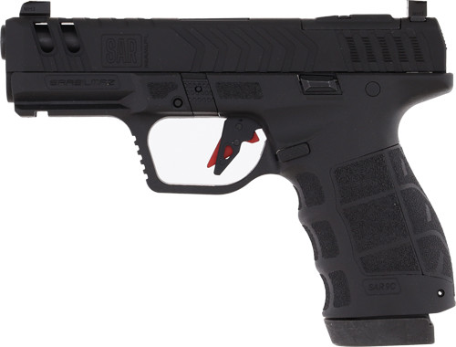 4" 2-10RD BLACKSAR USA SAR9C 9MM COMPACT GEN3 