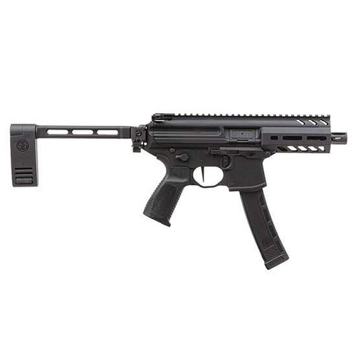 SIG SAUER OFF DUTY MPX 9MM PISTOL 4.5" BLACK 1-35RD MAG-NO BRACE--  LE ONLY