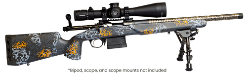 Iota Outdoors RF010A122214C18 Venatic Carbon 6.5 PRC 22" Fluted Threaded Barrel, Drilled & Tapped Receiver, Arca Rail Forend, Iota EKO Carbon Fiber Stock