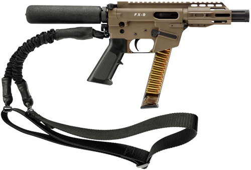FREEDOM ORDNANCE FX9P4T-FDE FX9P  9mm Luger 31+1 4" Flat Dark Earth Synthetic Pistol Tube