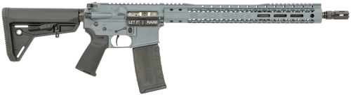 Black Rain Ordnance BROSSPCWG Spec 15+ SSP 5.56x45mm NATO 30+1 16", Cold War Gray, 15" Slim M-LOK, Magpul Grip/Carbine Stock