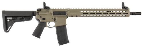 Barrett 17123 REC7 DI Carbine 5.56x45mm NATO 16" 30+1, FDE Rec, Black 6 Position Stock & Grip, Includes Flip-Up Sights