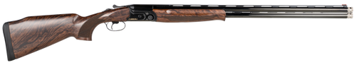 F.A.I.R. FRDC432028 Carrera Giovane Full Size 20 Gauge Break Open 3" 2rd 28" Black Over/Under Vent Rib Barrel, Black Stainless Steel Receiver, Monte Carlo Opta Wood Stock, Right Hand