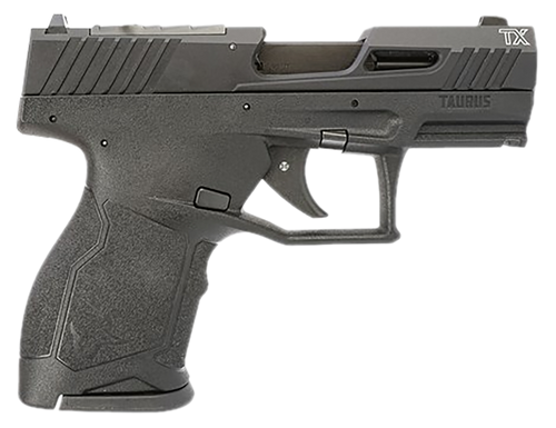 Taurus 1TX2223110 TX22C  Compact 22 LR 10+1 3.60" Matte Black Steel Barrel, Black Hard Coat Anodized Serrated Aluminum Slide, Black Polymer Frame w/Picatinny Rail Black Polymer Grips