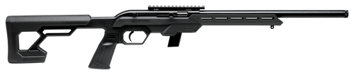 Savage Arms 45114 64 Precision 22 LR 10+1 16.50" Matte Black Threaded Heavy Carbon Steel Barrel, Drilled & Tapped Carbon Steel Receiver, M-Lok Compatible Forend, Black Synthetic Chassis Stock
