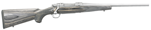 Ruger 17108 Hawkeye Compact Compact 243 Win 4+1 16.50" Matte Stainless Steel Barrel, Integral Scope Mounts Stainless Steel Receiver, Black Fixed Laminate Stock