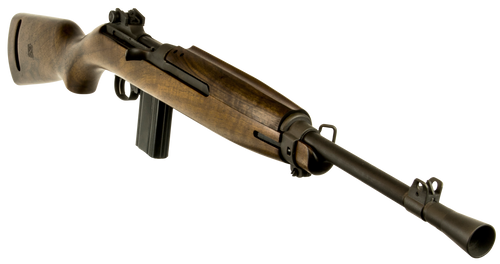 Inland MFG ILM170 M1 Jungle Carbine  30 Carbine 15+1 16.25" Threaded Barrel w/Conical Flash Hider, Black Metal Finish, Round Bolt, Walnut Stock