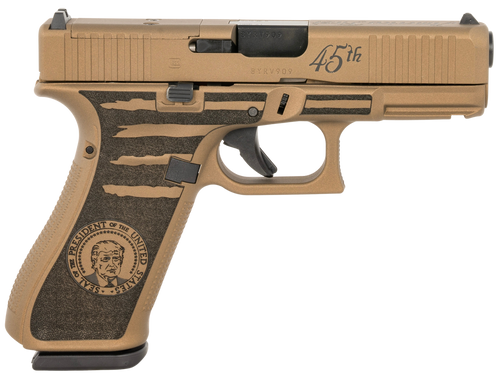 Glock PA455S204MOSPRESBB G45 Gen5 MOS Compact Frame 9mm Luger 17+1 4.02" Black GMB Barrel, MOS Cut/Serrated Steel Slide, Polymer Frame w/Picatinny Rail, Ambidextrous