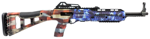 Hi-Point 995TSFLG 995TS Carbine 9mm Luger 16.50" 10+1, American Flag, Skeletonized Stock, Adjustable Sights