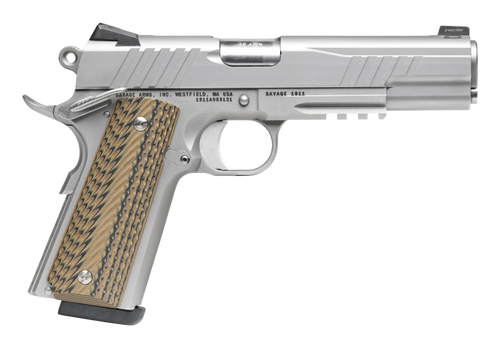 SAV 67203 1911 GOVT 45 5IN SS/SS   BLK MELONITE 2T
