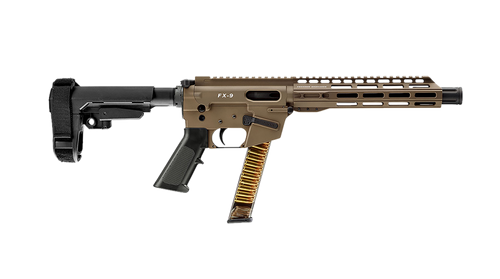 FREEDOM ORDNANCE FX9P10S-FDE FX9P  9mm Luger 31+1 10" Flat Dark Earth