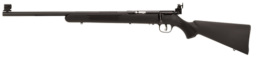 Savage Arms 28901 Mark I FVT Full Size 22 Long/22 Short/22 LR 1rd 21" Black Satin Heavy Barrel, Satin Black Carbon Steel Receiver, Black Fixed Synthetic Stock, Left Hand