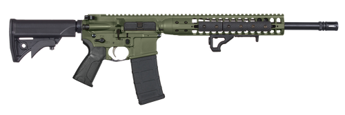 LWRC ICDIR3ODG16 DI  300 Blackout 30+1 16.10" Black Nitride Threaded Barrel, OD Green Receiver w/Picatinny, M-LOK Handguard, LWRC Adj Compact Black Polymer Stock, Black Magpul+ Grip, Ambidextrous