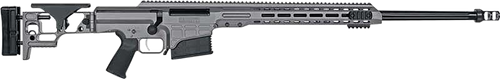 Barrett 18486 MRAD  300 Norma Mag 26" 10+1 Tungsten Gray Cerakote Rec Tungsten Gray Side Folding with Adjustable Comb Stock Black Polymer Grip Right Hand