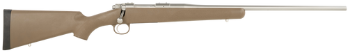 Kimber Mfg, Inc 3000793 Hunter  6.5 Creedmoor 3+1 22" Satin Match Grade Barrel, Satin Stainless Steel Receiver, Northwoods Brown Fixed Polymer Stock