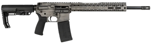 Black Rain Ordnance BROFUSIONTB Spec15 Fusion 5.56x45mm NATO 30+1 16", Titanium Battleworn, 12" M-LOK, MFT EPG16 Grip/Minimalist Stock