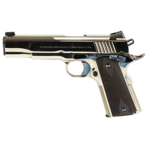 STD MANF 1911 45ACP 5" NICKEL 7RDS
