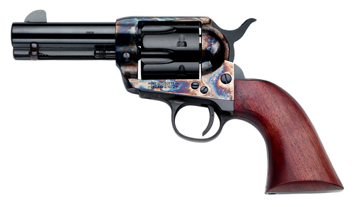 Pietta SA733024ML 1873  9mm Luger 6 Shot 3.50" Blued Steel Barrel, Blued Cylinder, Color Case Hardened Steel Frame, Walnut Grip