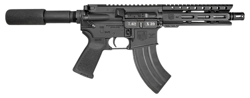 Diamondback DB1912O001 DB15  7.62x39mm 28+1 7", Black, Carbon Lower, 6" M-LOK Handguard, Padded Buffer Tube, Magpul Grip